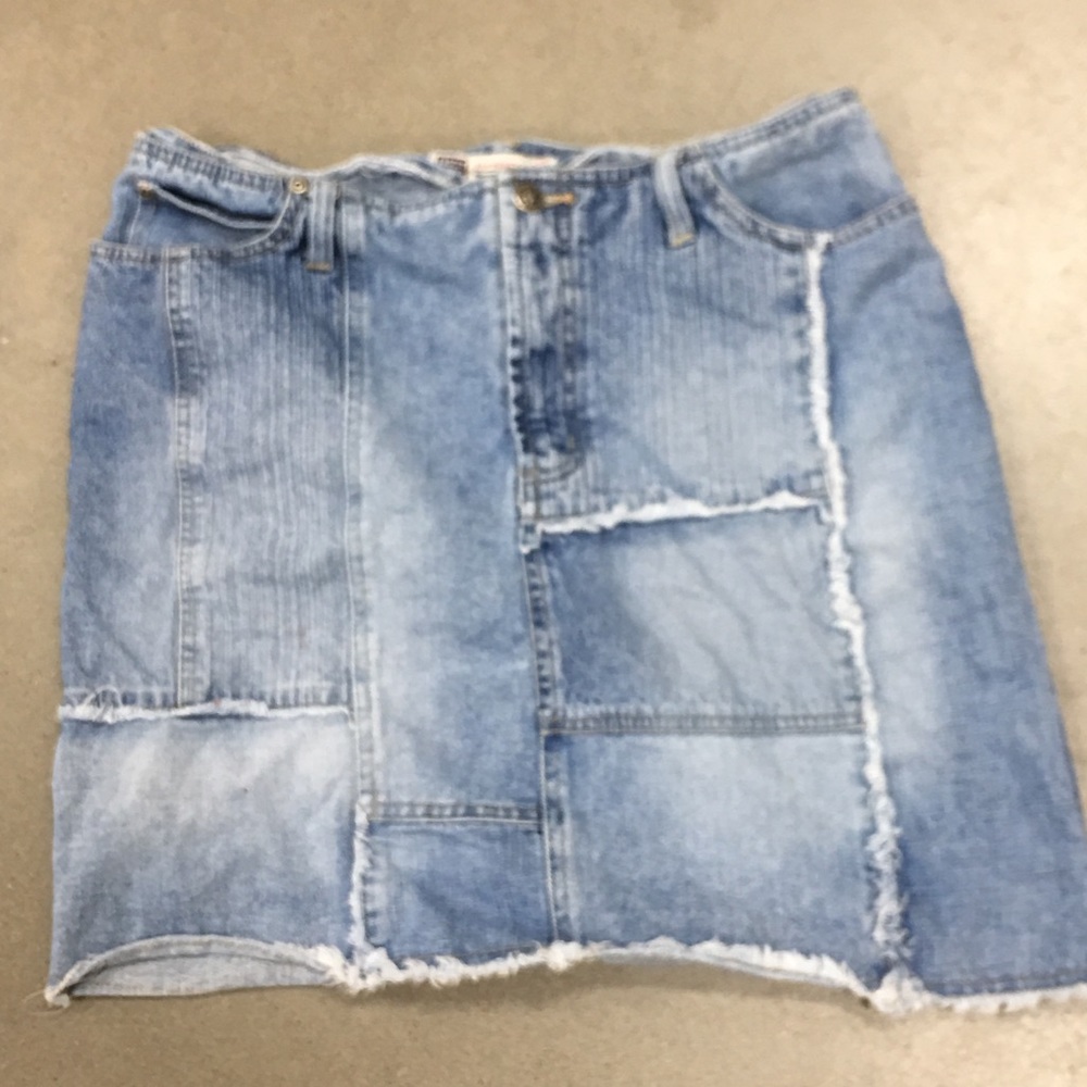 NOT FOR SALE Vintage Denim Patch-Work Skirt